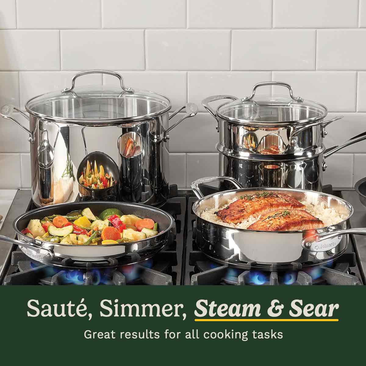 Cuisinart® Chef’s Classic™ Stainless Steel Cookware Set