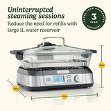 Cuisinart Cookfresh Professional Glass Steamer