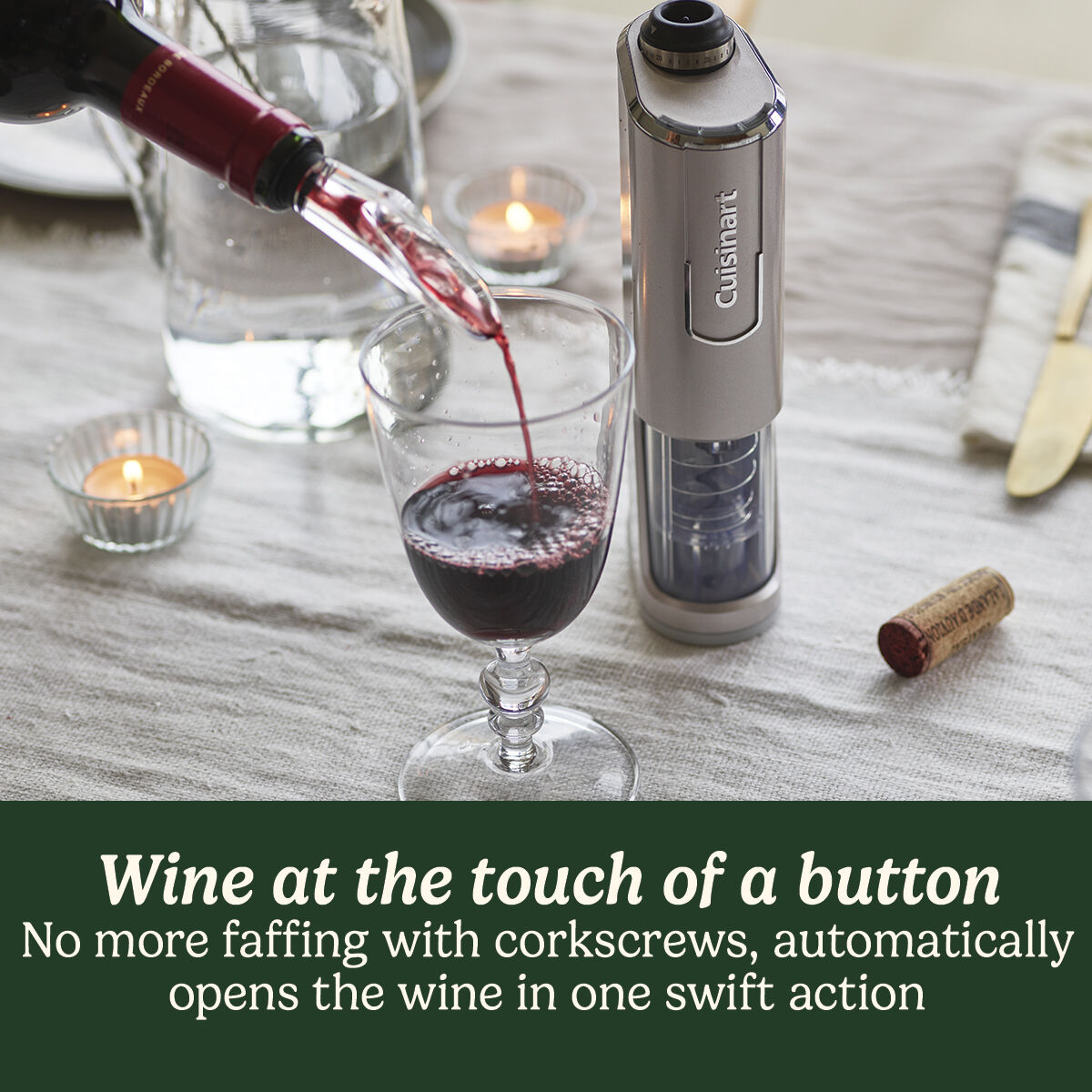 Cuisinart Cordless 4 in 1 Automatic Wine Opener