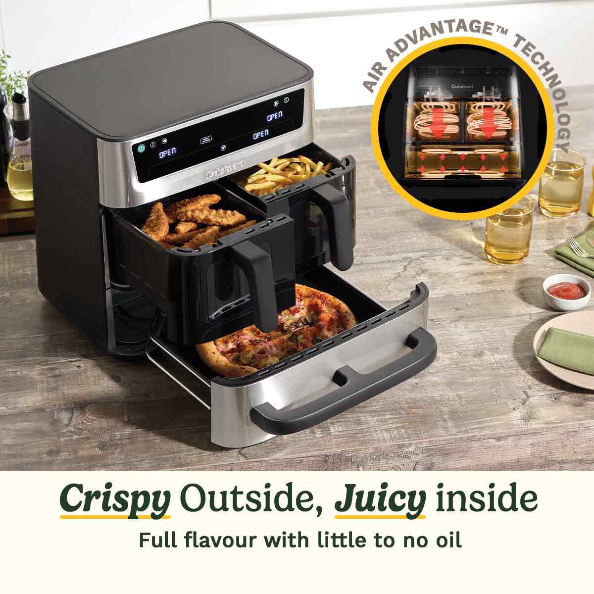 Cuisinart Tri Zone 13.6L Air Fryer & Oven