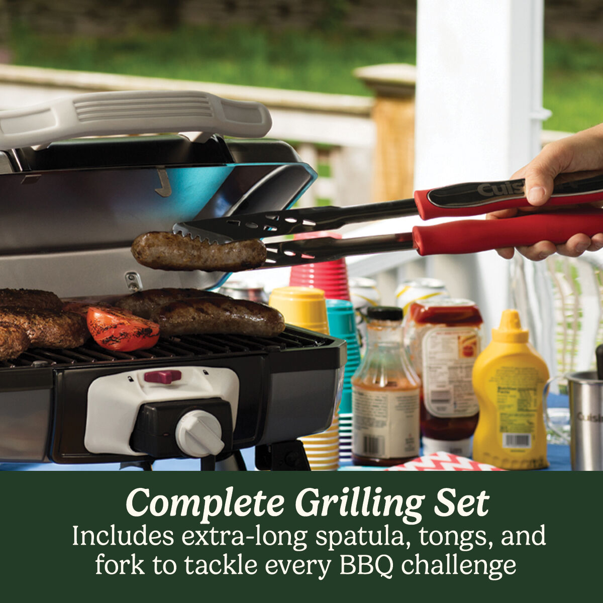 Cuisinart 3 Piece Grilling Tool Set