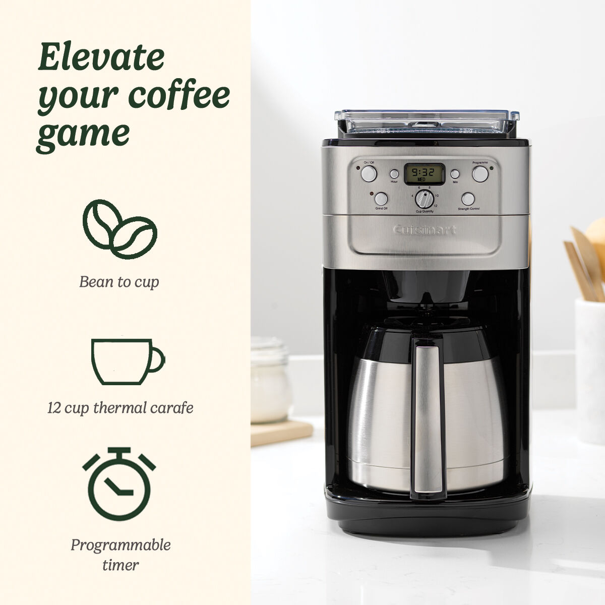 Cuisinart Professional Grind and Brew Plus Coffee Maker (Thermal Carafe)