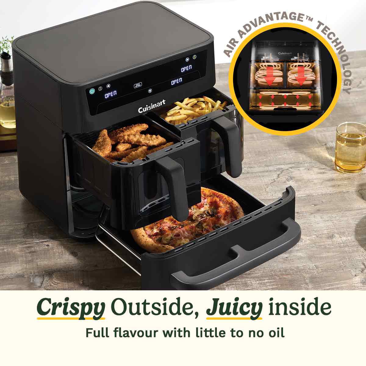 Cuisinart Tri Zone 13.6L Air Fryer & Oven