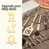 Cuisinart 20 Piece Deluxe Stainless-Steel Grill Tool Set