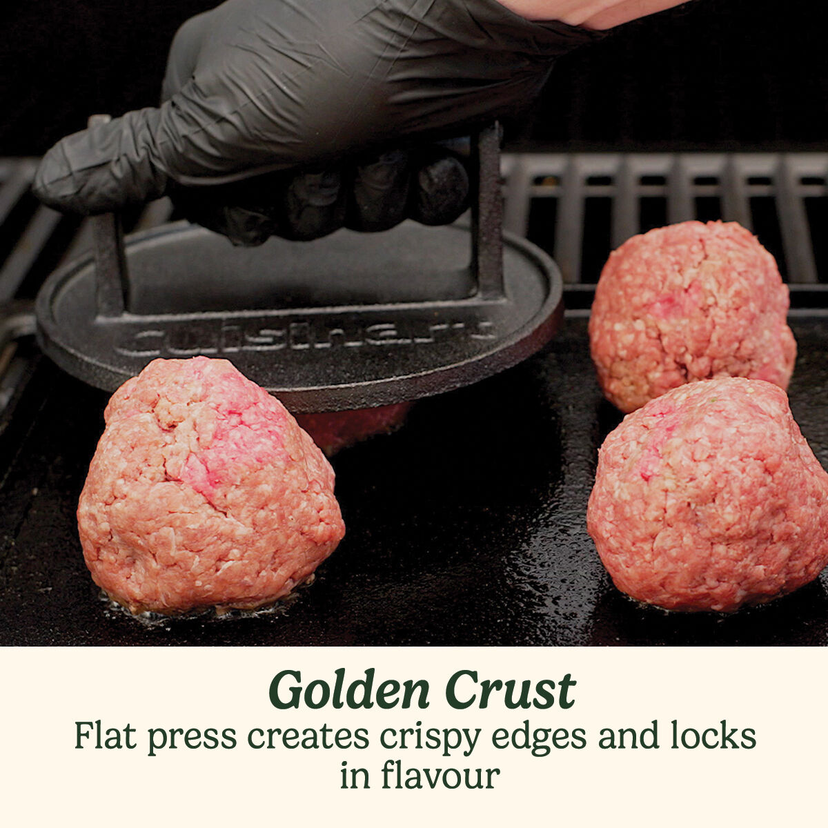 Cuisinart Cast Iron Smashed Burger Press