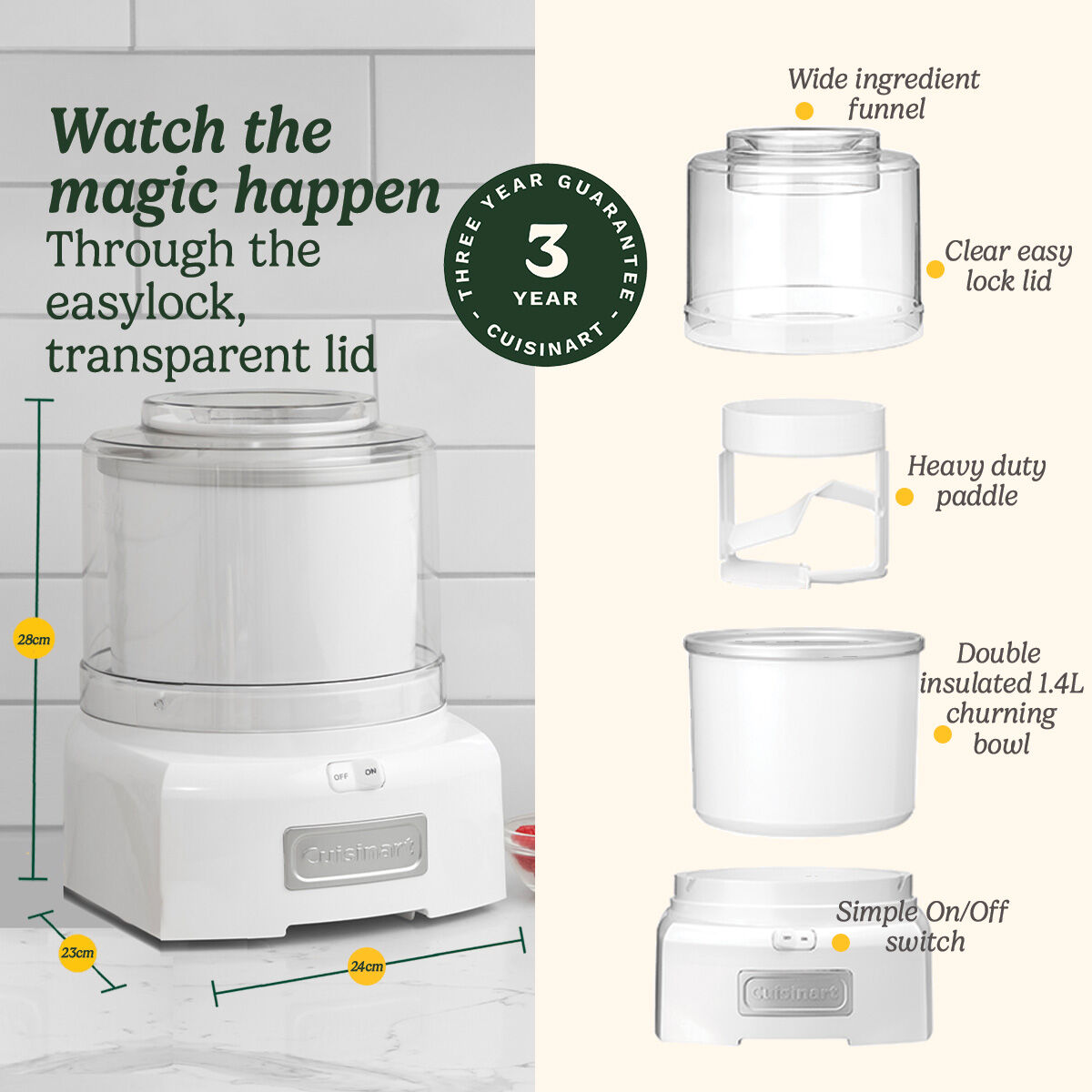 Cuisinart Cool Scoops Ice Cream Maker