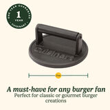 Cuisinart Cast Iron Smashed Burger Press