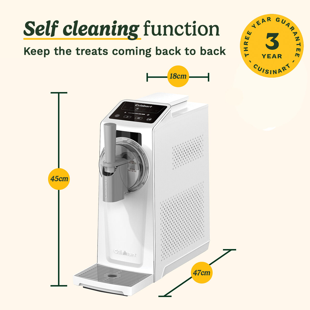 Cuisinart Frost Fusion® 6 in 1 Soft Serve Ice Cream and Frozen Drinks Maker