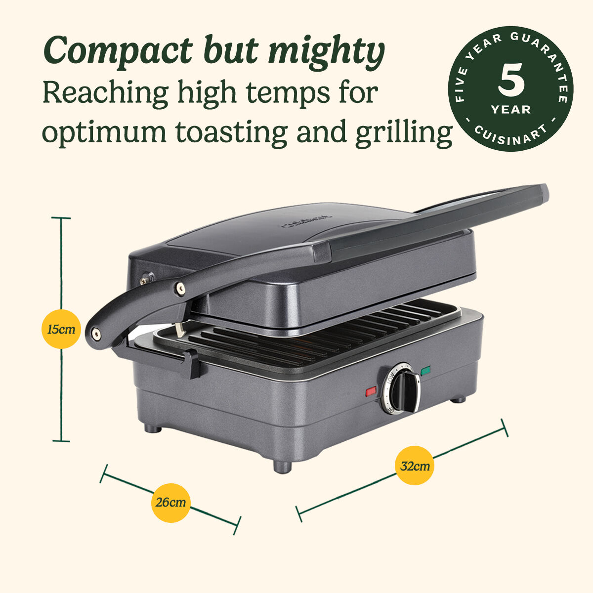 Cuisinart 2 in 1 Grill and Sandwich Maker