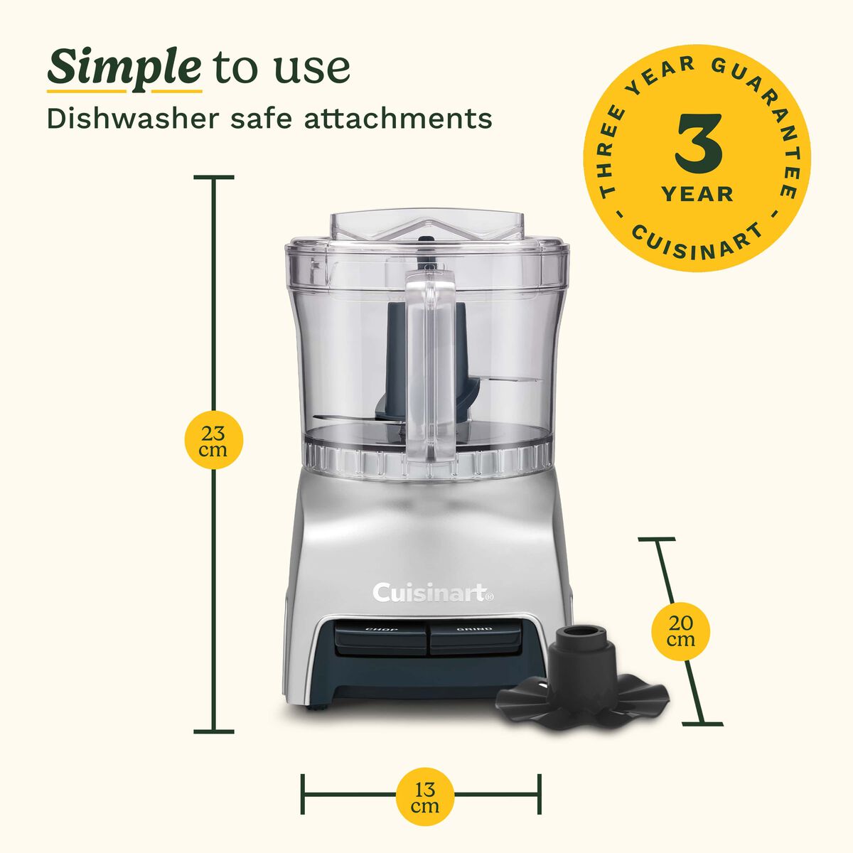 Cuisinart Pixie Chopper® Mini Food Processor