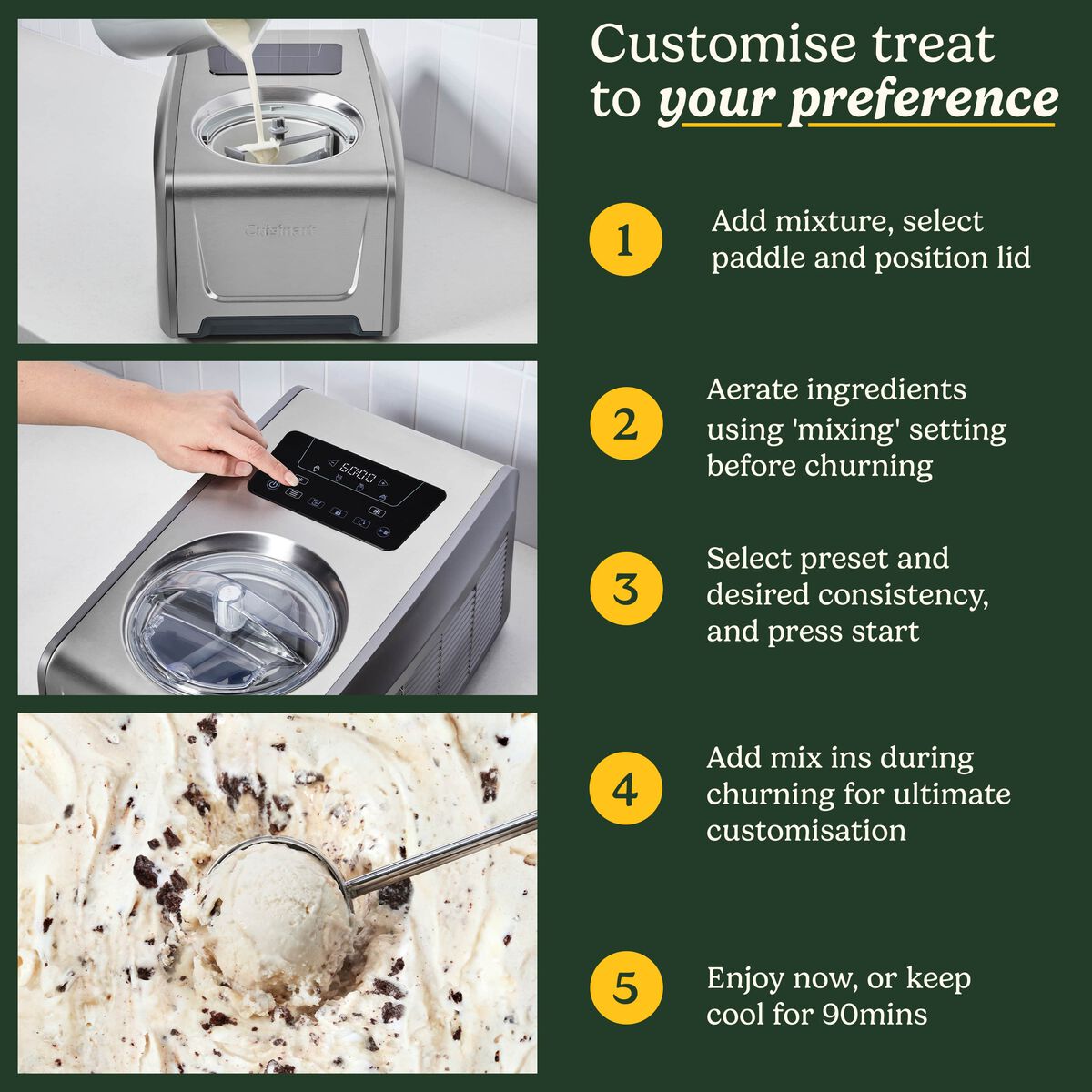 Cuisinart Freeze Ease Pro Ice Cream Maker