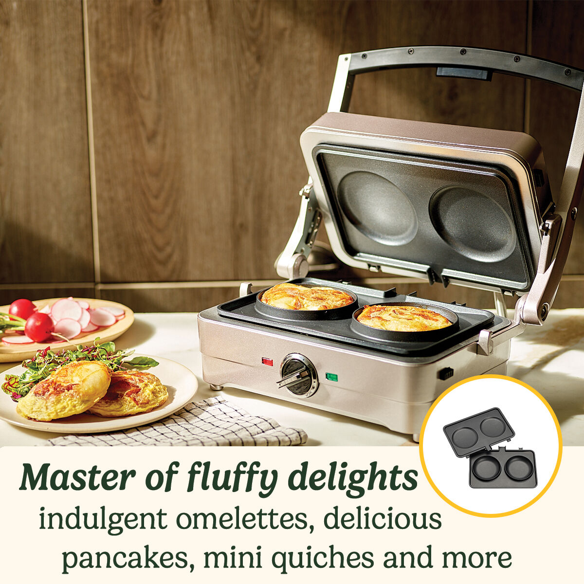 Cuisinart 2 in 1 Waffle & Pancake Maker
