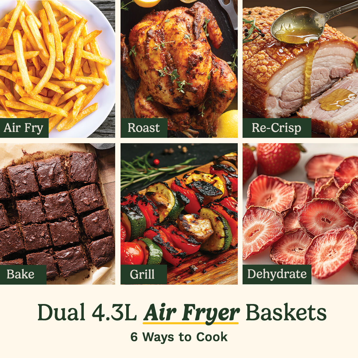 Cuisinart Tri Zone 13.6L Air Fryer & Oven