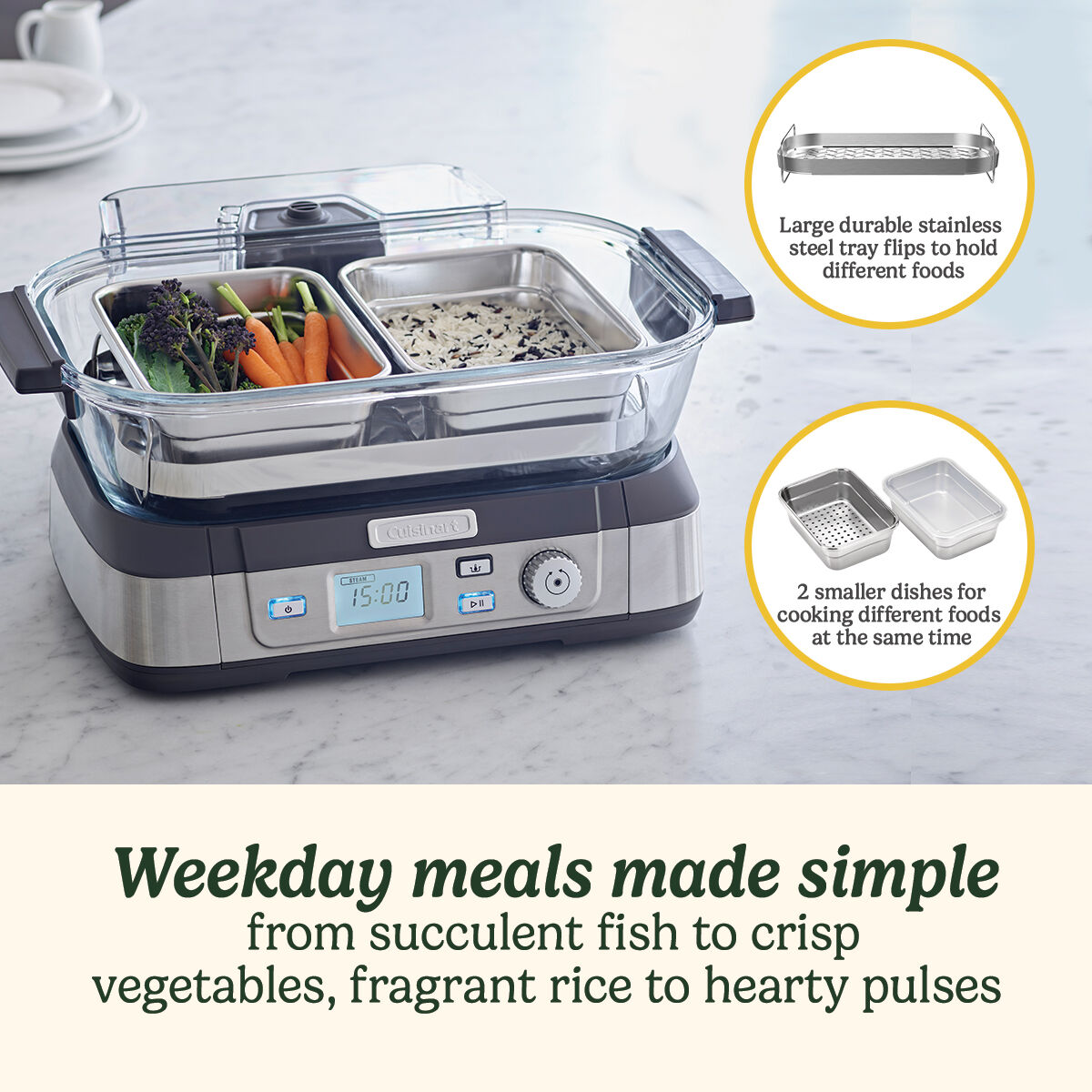 Cuisinart Cookfresh Professional Glass Steamer