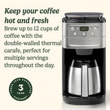 Cuisinart Professional Grind and Brew Plus Coffee Maker (Thermal Carafe)