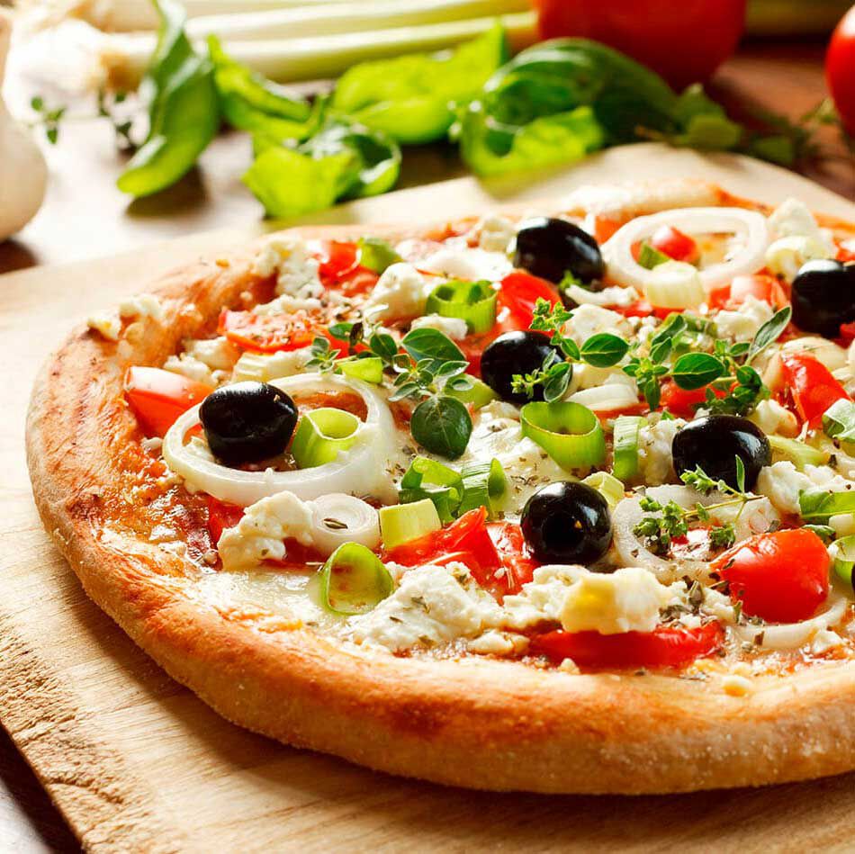 Mediterranean Vegetable Pizza
