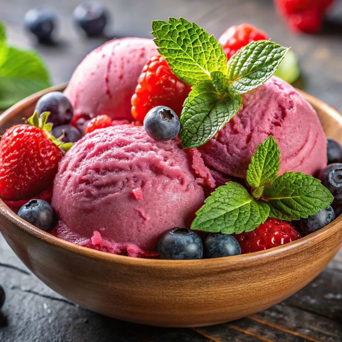 Mixed Berry Ice Cream-1