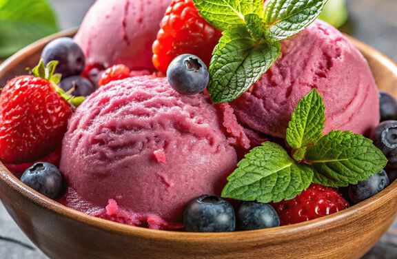 Mixed Berry Ice Cream