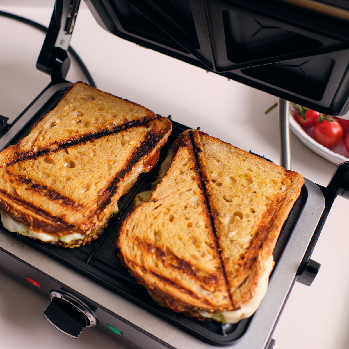 Mozzarella, Pesto & Sun Blushed Tomato Toasted Sandwich-1