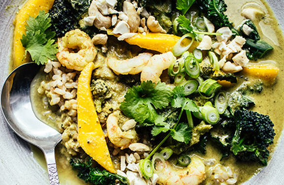 Coconut, Prawn & Mango Curry