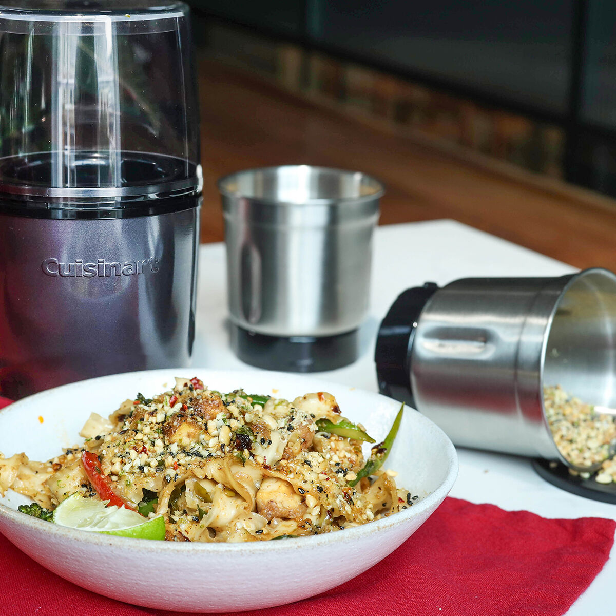 Five Spice Noodle Stir Fry with Peanut Chilli Crunch-1