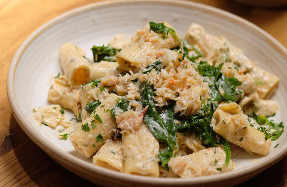 Crab & Lemon Ricotta Rigatoni