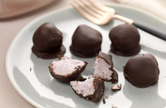 Strawberry Crème Truffles