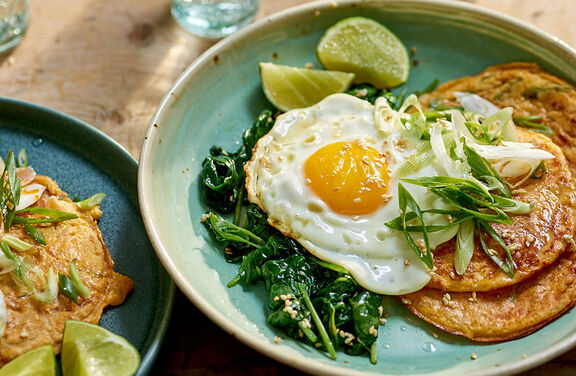 Kimchi Potato Pancakes