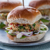 Crab Burgers with Fennel Slaw-1