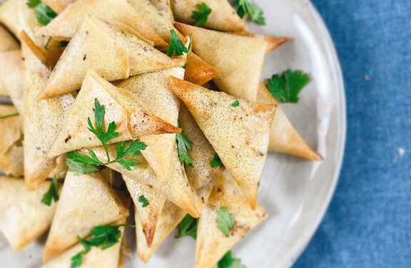 Spicy Chicken Samosas