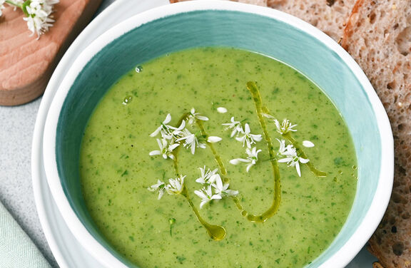 Courgette & Wild Garlic Soup